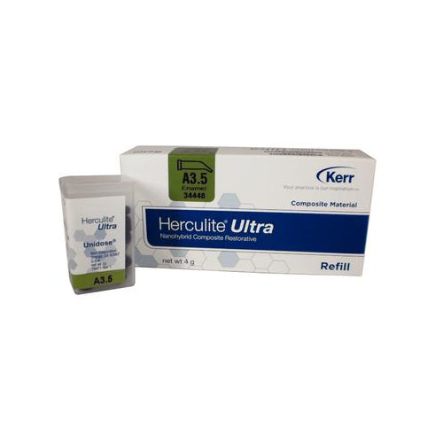 Kerr Dental 34448 Herculite Ultra Composite Unidose A3.5 Enamel 20/Pk 0.2 Gm Kerr Dental 34448 Herculite Ultra Composite Unidose A3.5 Enamel 20/Pk 0.2 Gm